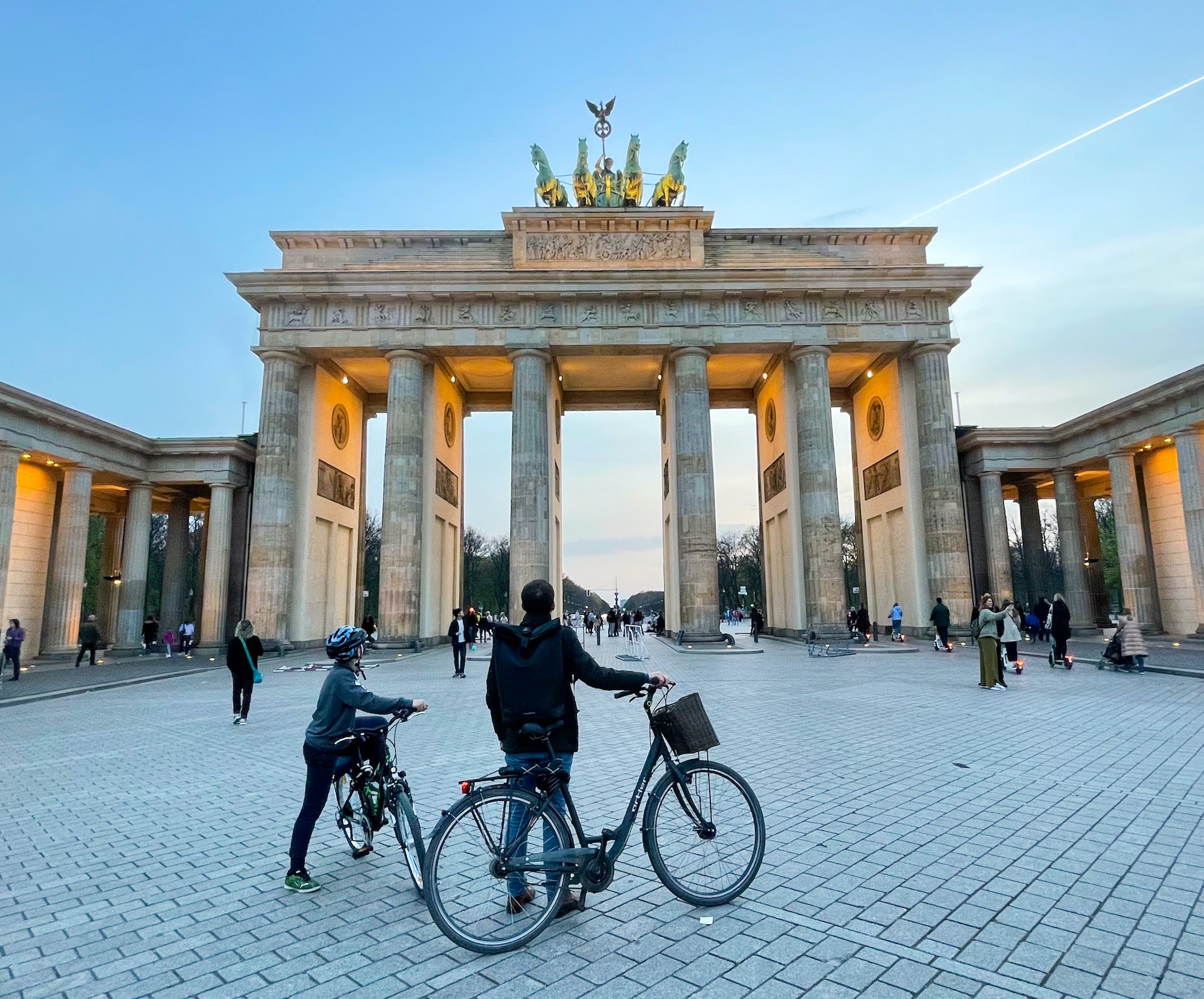 Cycling through Berlin